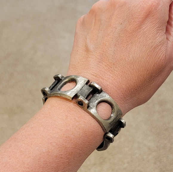 Anders Andersen Jewelry - Vintage 1970s Anders Andersen Pewter Braclet